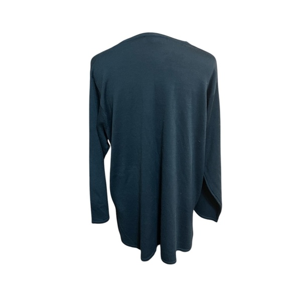 Lane Bryant Women’s Blue/Green Knit V-Neck Vintage Sweater Plus 18/20 - Picture 2 of 3